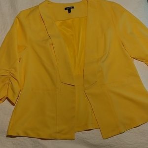 Torrid Ruched sleeves Blazer